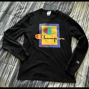 Long Sleeve Graphic Champion T-Shirt